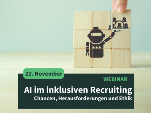 22. November Webinar - AI im inklusiven Recruiting: Chancen, Herausforderungen und Ethik