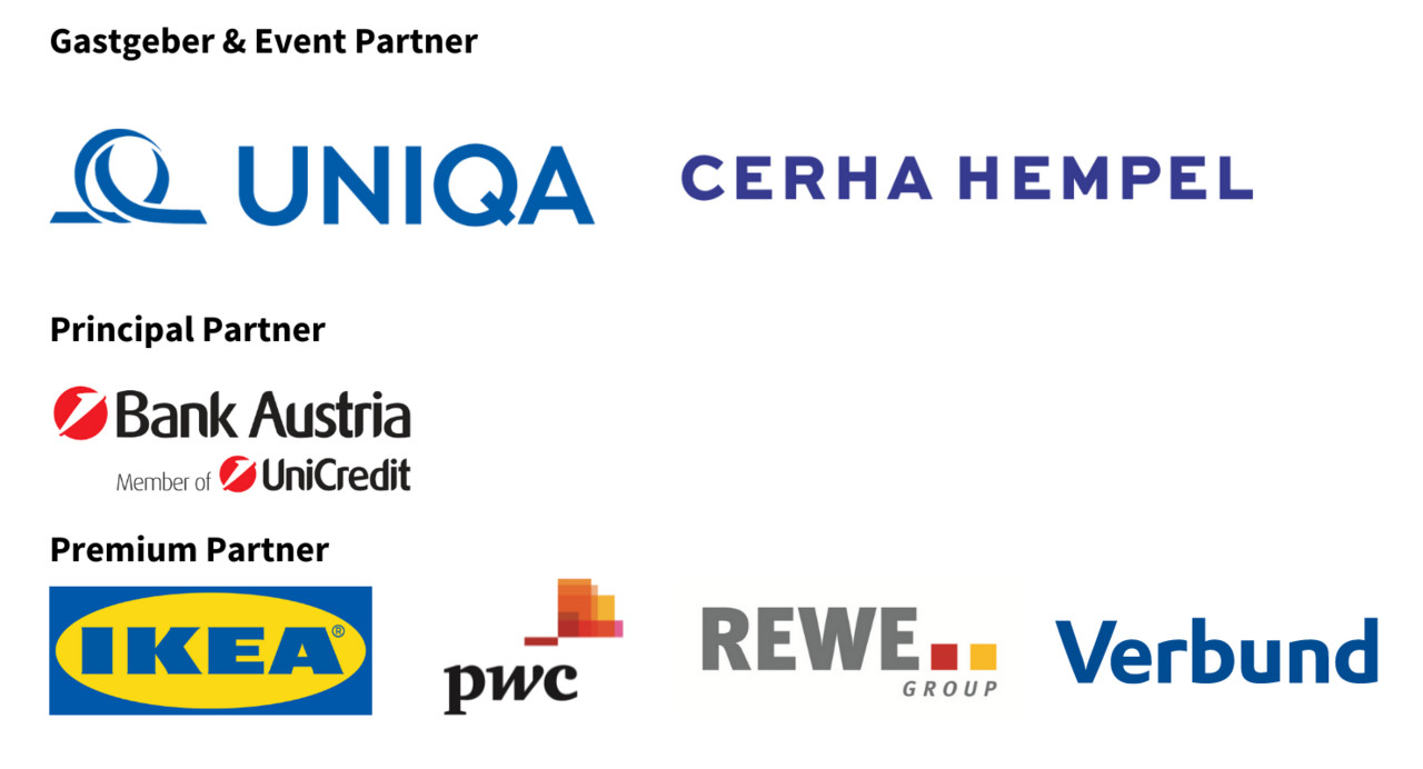 Event_Partner_Uniqa__Chera_Hempel__Principal_Partner_Bank_Austria__Premium_Partner_IKEA__pwc__REWE__Verbund