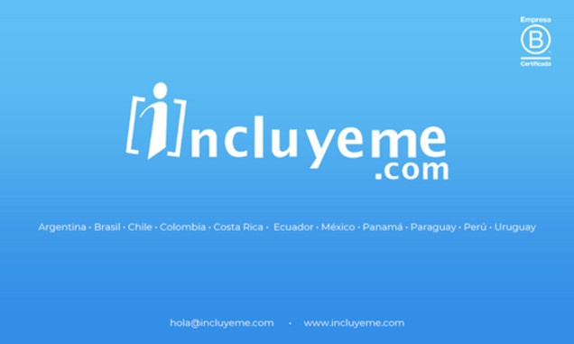 Titelseite der Präsentation von incluyeme.com zum Webinar Global Perspectives on Disability Inclusion
